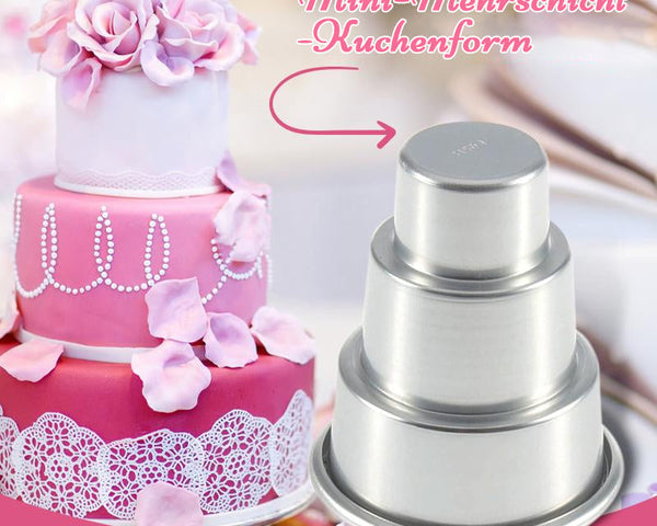 TierTins - Mini Mehrschichtige Kuchenform [Letzter Tag Rabatt]