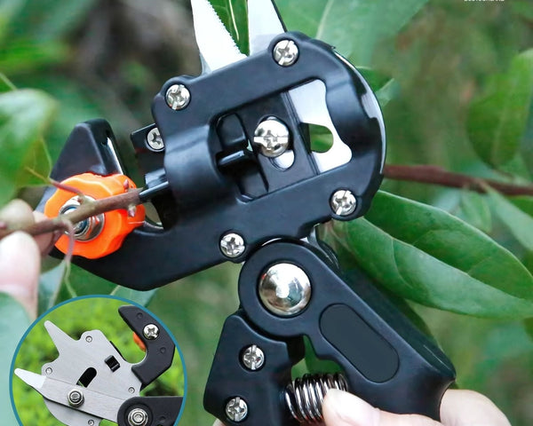 FloraGraft™ - Professionelle 2-in-1 Veredelungs- und Baumschnittschere