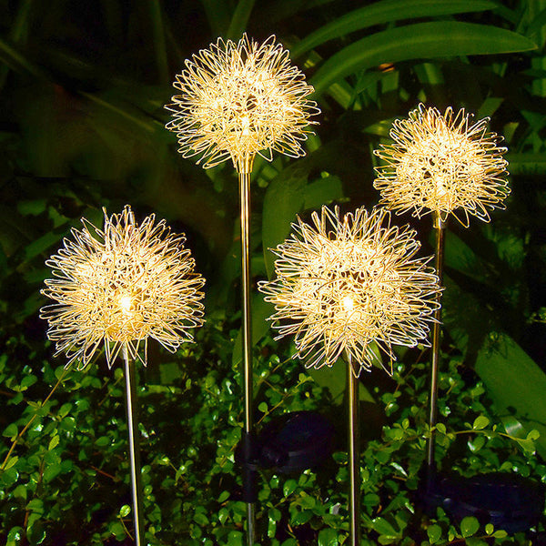 TwinklePuff - Wasserdichte Solar-Gartenleuchte im Pusteblumen-Design
