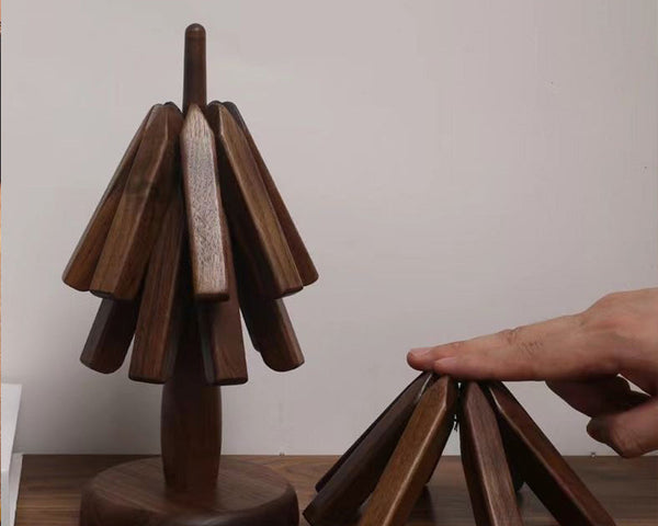 Trivet™ Untersetzer aus Holz für Warme Gerichte