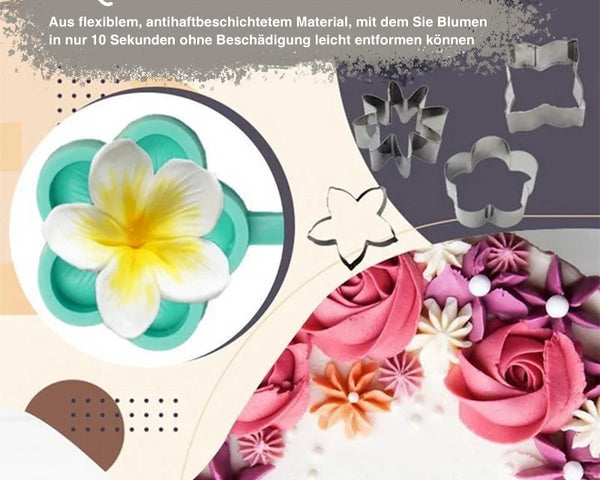 SweetPetal - Kuchen Blumenblüten-Zucker-Kunstform