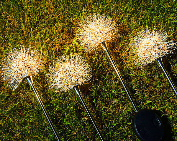 TwinklePuff - Wasserdichte Solar-Gartenleuchte im Pusteblumen-Design