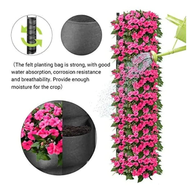 WallNest - Vertikal hängende Gartenpflanze