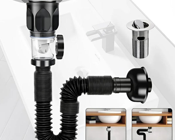 UniPipe - Anti-Geruch Universal Waschbecken Abflussrohr [Letzter Tag Rabatt]