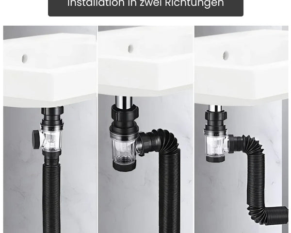 UniPipe - Anti-Geruch Universal Waschbecken Abflussrohr [Letzter Tag Rabatt]