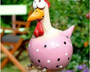 DIVINEDO™ | Keramik Huhn Garten Dekor