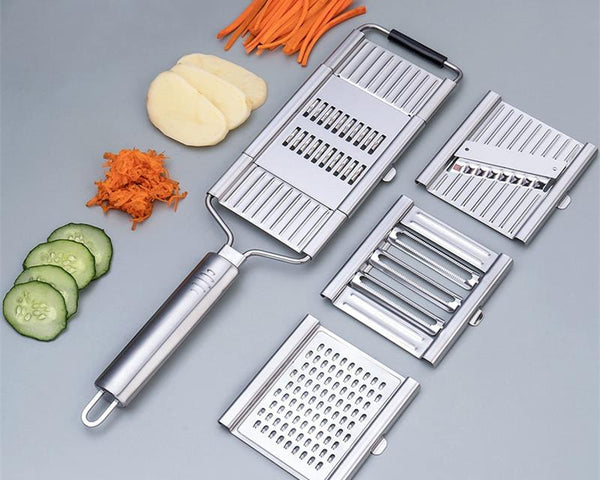 ZestySlice - Multifunktionsset mit vielseitigen Gemüseschneidern